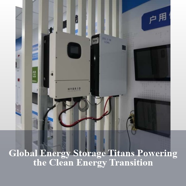 Global Energy Storage Titans Powering the Clean Energy Transition
